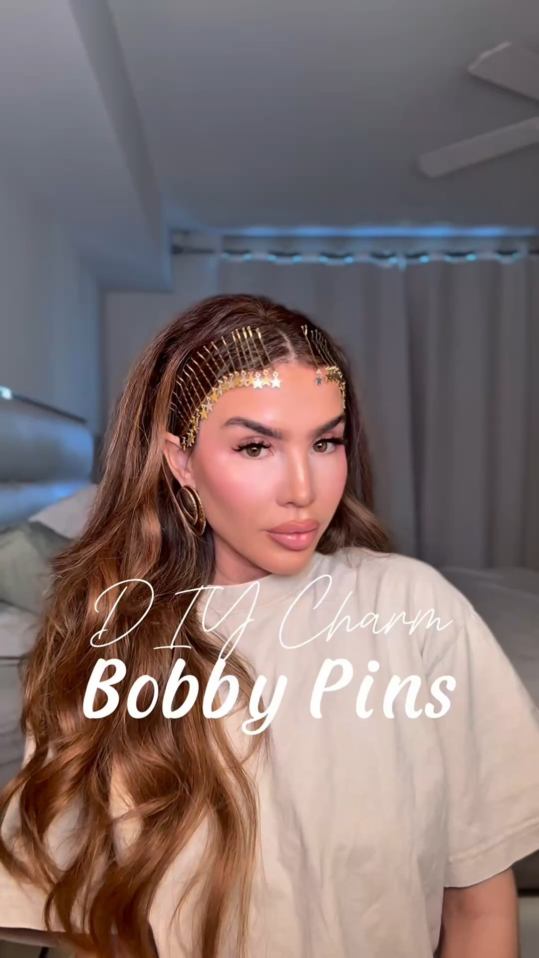 Easy diy Bobby pin hairstyle 

#LTKHoliday #LTKCyberWeek #LTKGiftGuide