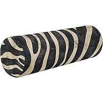 Zebra Print Neck Roll Pillow, Lumbar Memory Foam Pillow, Cylinder Bolster Pillow with Removable W... | Amazon (US)
