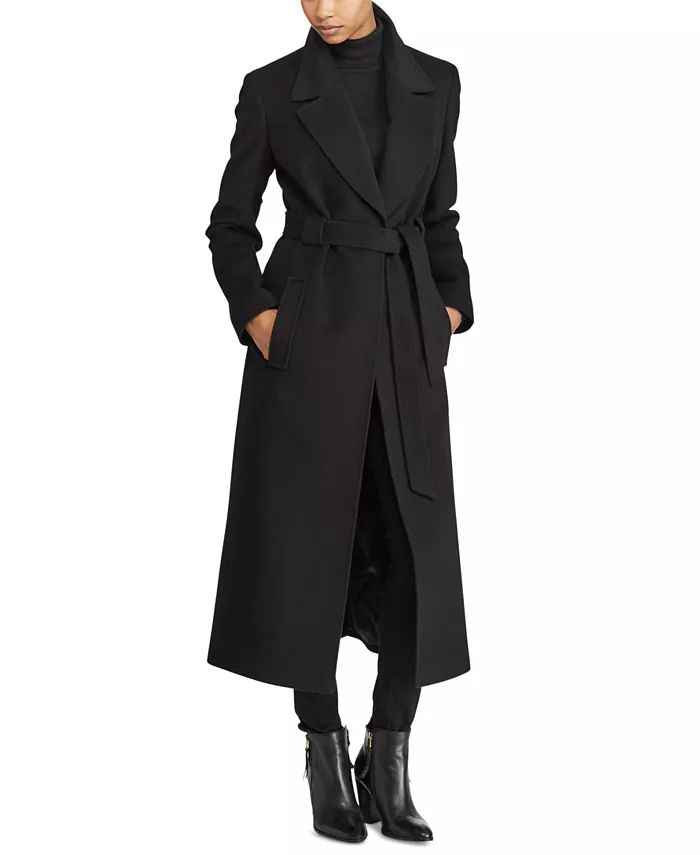 Lauren Ralph Lauren Women's Belted Wrap Coat & Reviews - Coats & Jackets - Women - Macy's | Macys (US)