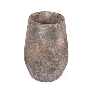 Distressed Grey Vase Large | The Home Depot