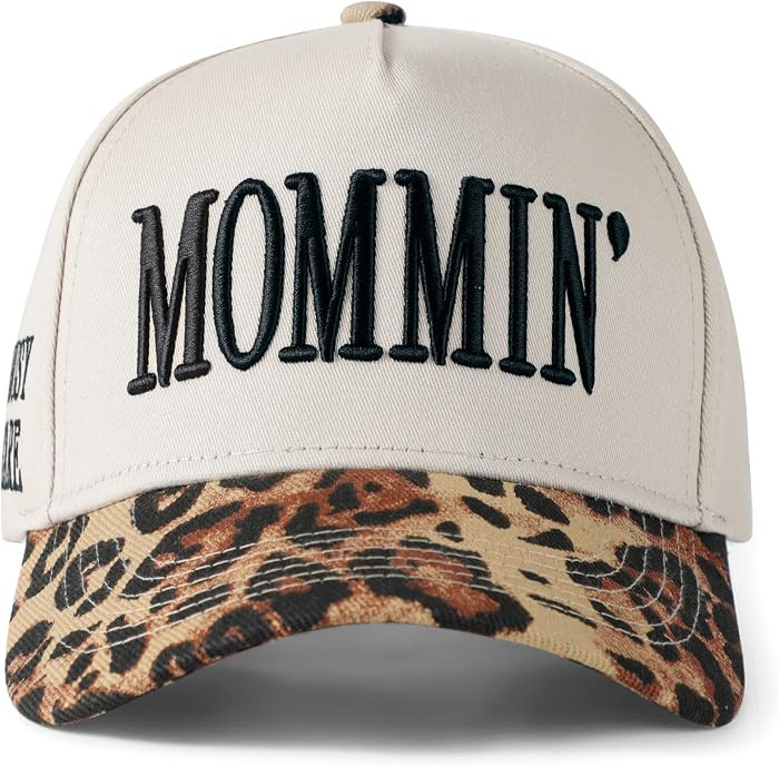 Mommin Hat Trucker Hats for Women Adjustable Embroidered Mom Baseball Cap | Amazon (US)