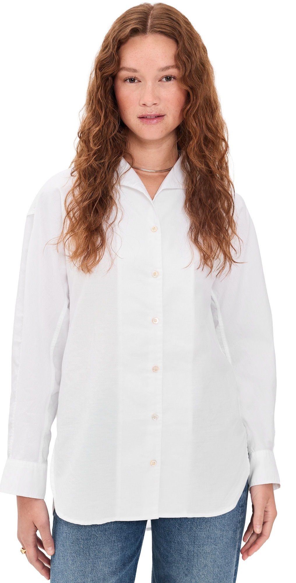 AYR The Tate Oxford Shirt White Oxford L | Shopbop