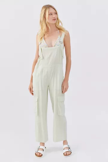 BDG Tilly Linen Utility Overall | Urban Outfitters (US and RoW)