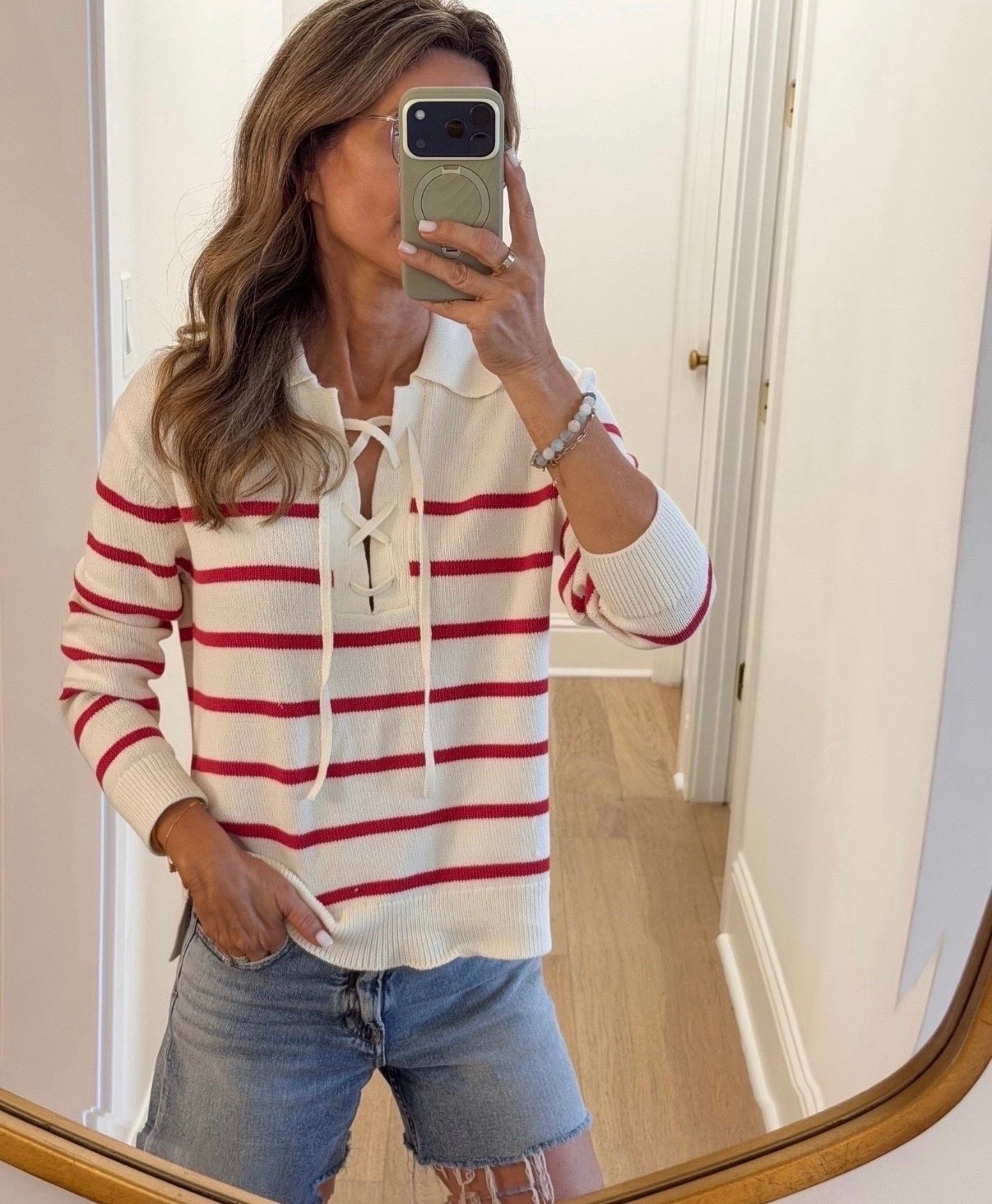 Michael Stars striped sweater!

#LTKgrwm #LTKSeasonal #LTKOver40