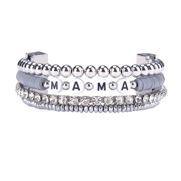 Mama Mini Boho Cuff - Silver | Victoria Emerson