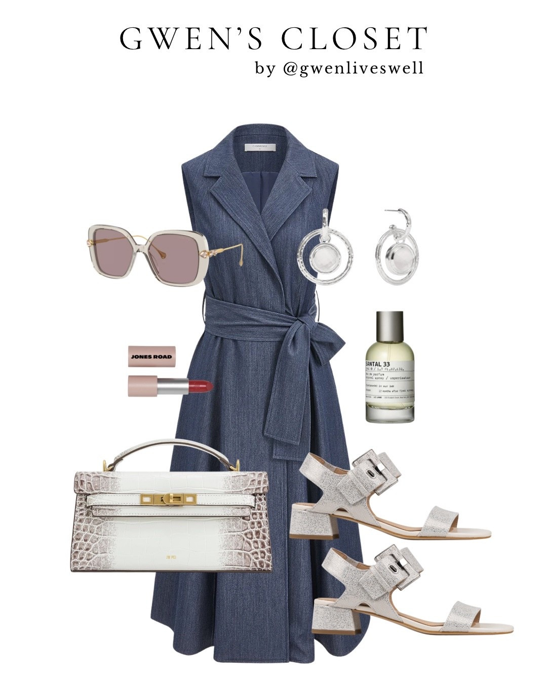 The easiest throw-on-and-go dress 💫 

This denim midi is structured yet relaxed—flattering in all the right places. Styled with soft neutrals and minimal accessories for that clean, elevated everyday look.

Enjoy 12% off Commense sitewide with code GWENLIVESWELL_12

#julievos #commense #swarovski

#LTKootd #LTKOver40 #LTKgrwm