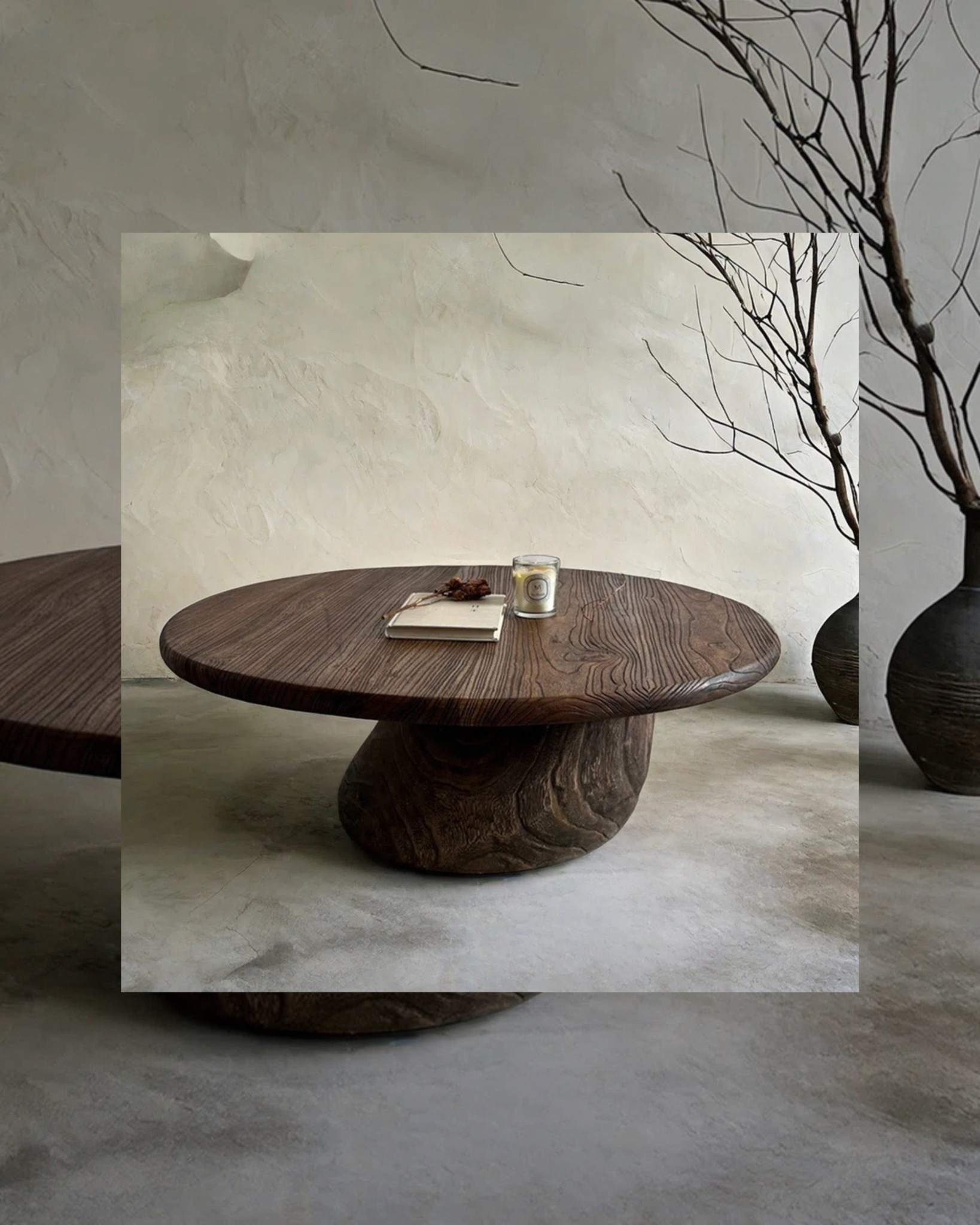 This reclaimed elm wood coffee table from Wayfair is a true statement piece 🤎

The natural wood grain + sculptural base gives that elevated organic modern, wabi-sabi, and minimalist luxury aesthetic that instantly transforms a space.

Perfect for creating a warm, curated living room design, this table adds depth, texture, and that effortless designer feel.

Style it with neutral decor, a candle, and a few books for that clean, grounded look that feels both intentional and lived-in.

If you love natural wood furniture, organic textures, and high-end minimalist interiors, this is THAT piece.

#LTKdayinmylife #LTKHome