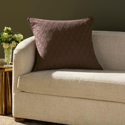 Loloi Chris Loves Julia Cary Collection PCJ0036 Brown 26'' x 26'' Cover w/Poly Pillow | Amazon (US)