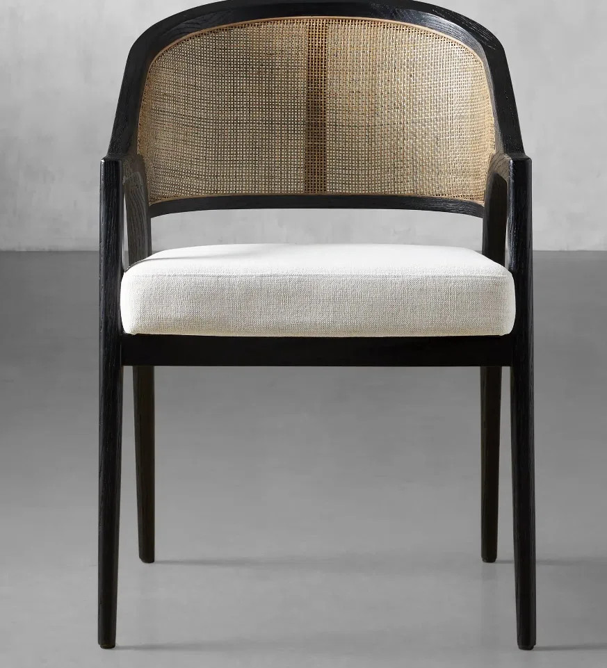 Aliha 19'' H Foam Padding Upholstered Cane Back Side Chair | Wayfair North America