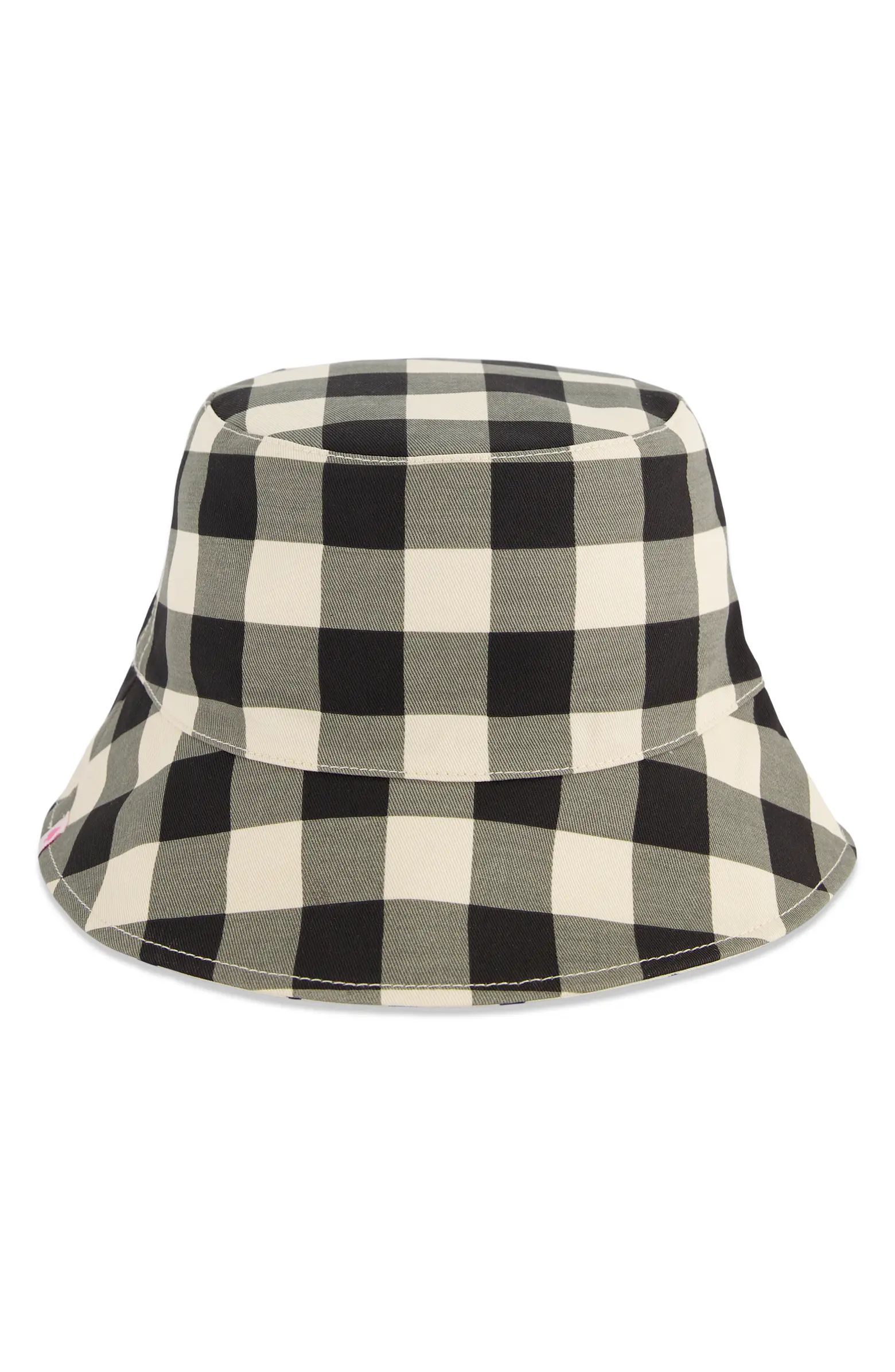kate spade new york sunshine dot reversible cotton canvas bucket hat | Nordstrom | Nordstrom