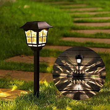 Maggift 8 Lumens Solar Pathway Lights Solar Garden Lights Outdoor Solar Landscape Lights for Lawn... | Walmart (US)