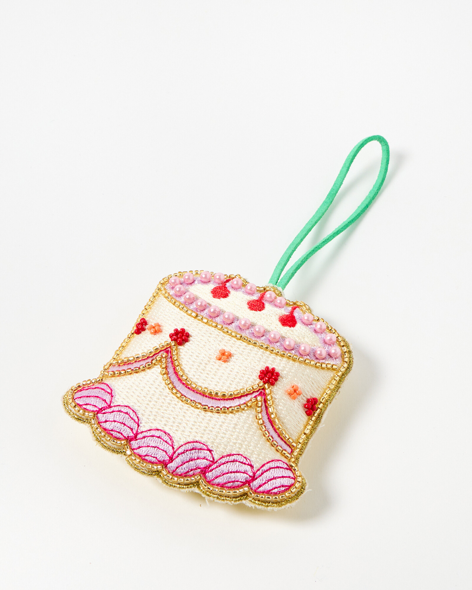 Cake Beaded Christmas Tree Decoration | Oliver Bonas | Oliver Bonas (Global)