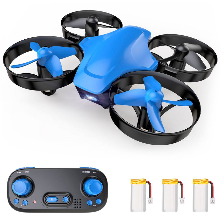 Snaptain - SP350 Mini Drone for kids and Beginners with Remote Controller - Blue | Best Buy U.S.