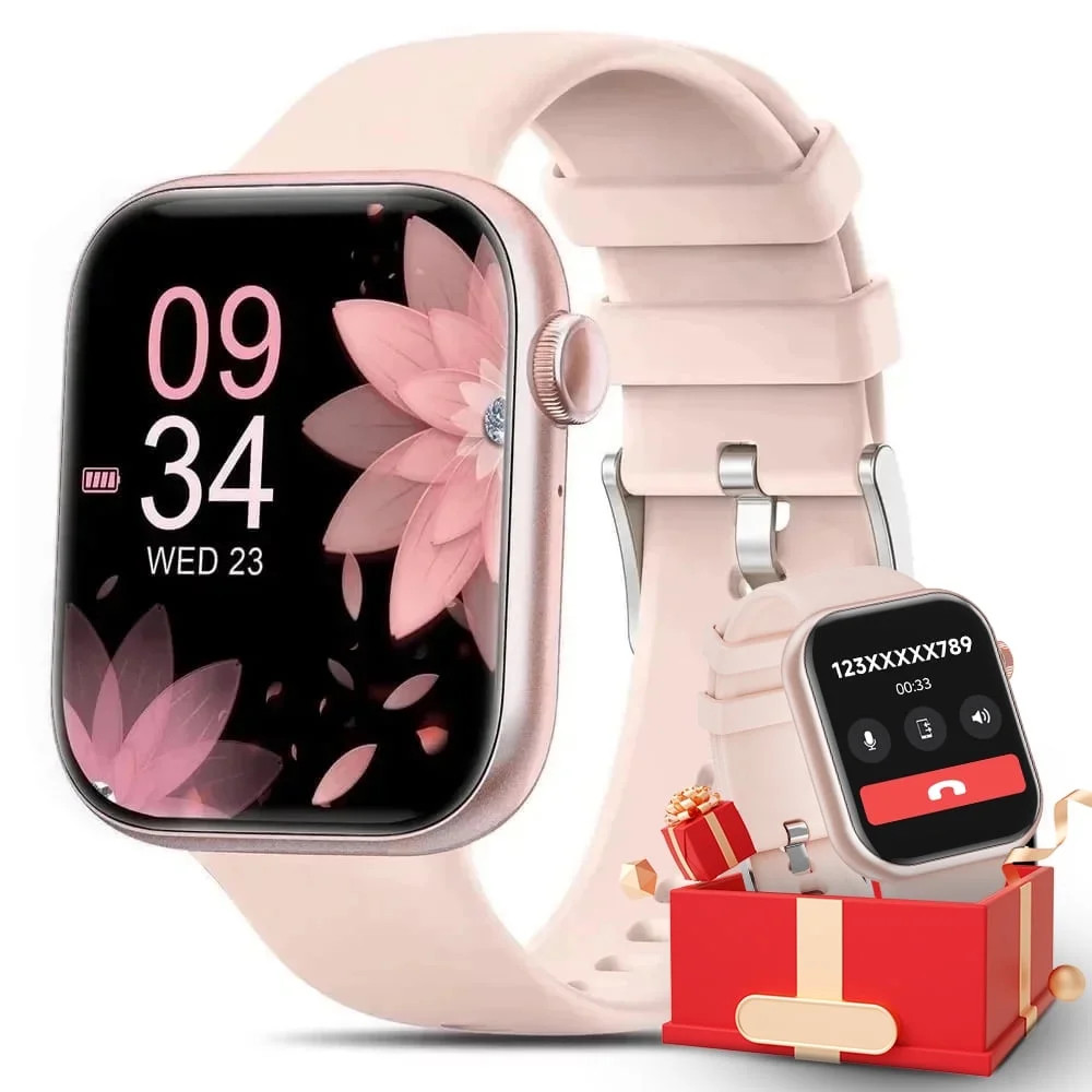 Mingdaln 1.85-inch Men Womens Smartwatch,with Bluetooth Answer/Make Calls/120+Sports Modes/10 Day... | Walmart (US)