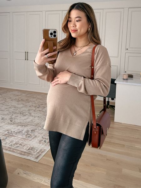 These maternity leggings are so cute!

vacation outfits, winter outfit, Nashville outfit, winter outfit inspo, family photos, maternity, ltkbump, bumpfriendly, pregnancy outfits, maternity outfits, work outfit, purse, 

#LTKworkwear #LTKbump #LTKSeasonal