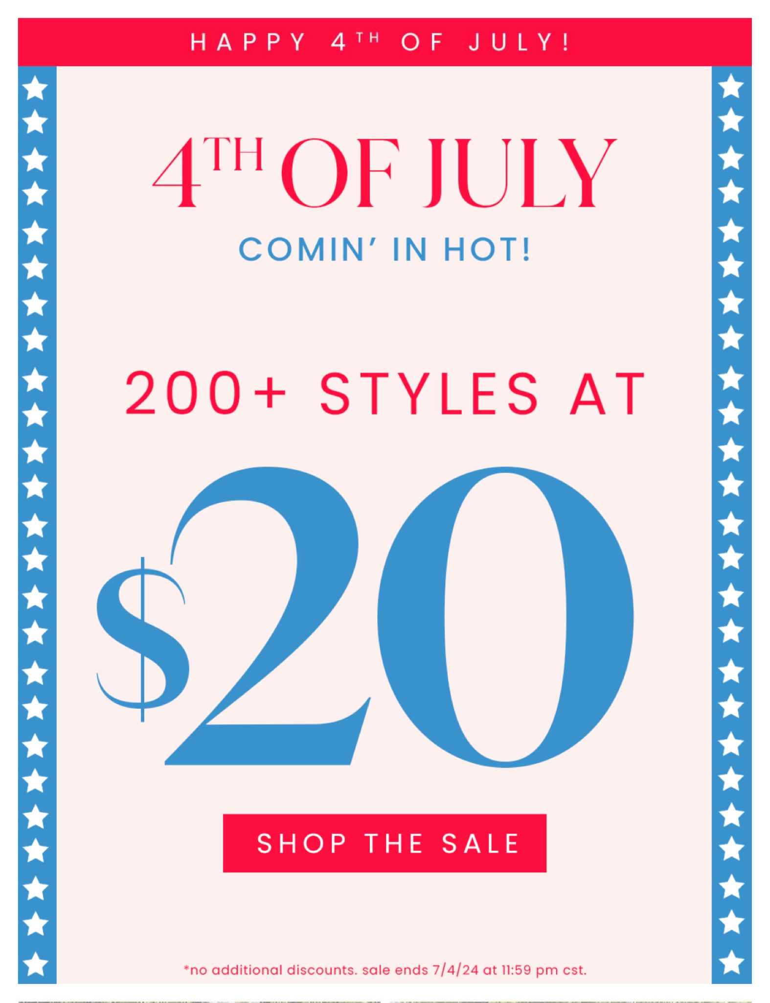 RUN 🏃🏻‍♀️ over to Pink Lily’s 4th of July Sale! Over 200 items starting at just $20! 

#LTKSaleAlert #LTKSummerSales #LTKMidsize