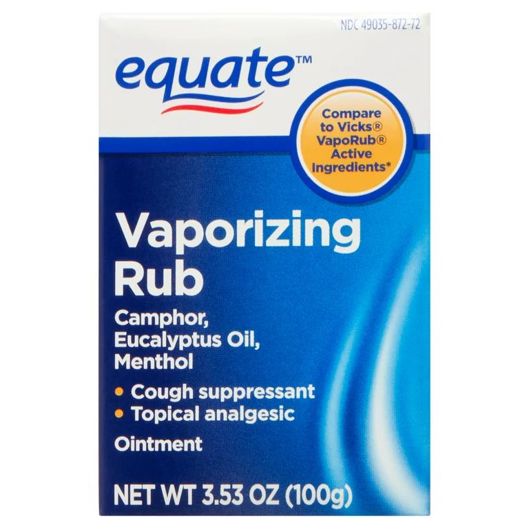 Equate Vaporizing Rub Ointment, 3.53 oz | Walmart (US)