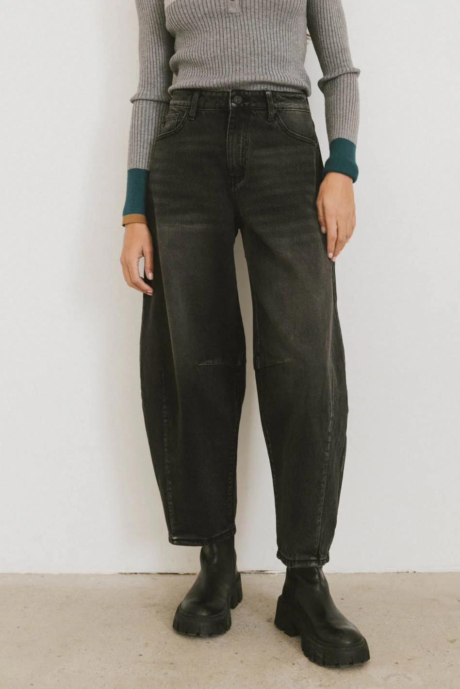 Lex Barrel Jeans in Black | Böhme US