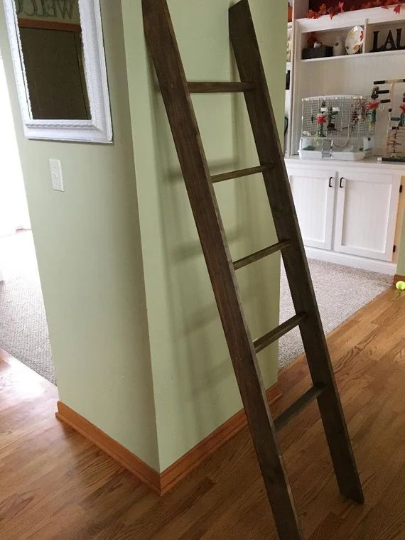 6 ft Blanket Ladder | Decorative Ladder | Rustic Wood Ladder | Towel Ladder | Quilt Ladder |  (Ad... | Etsy (US)