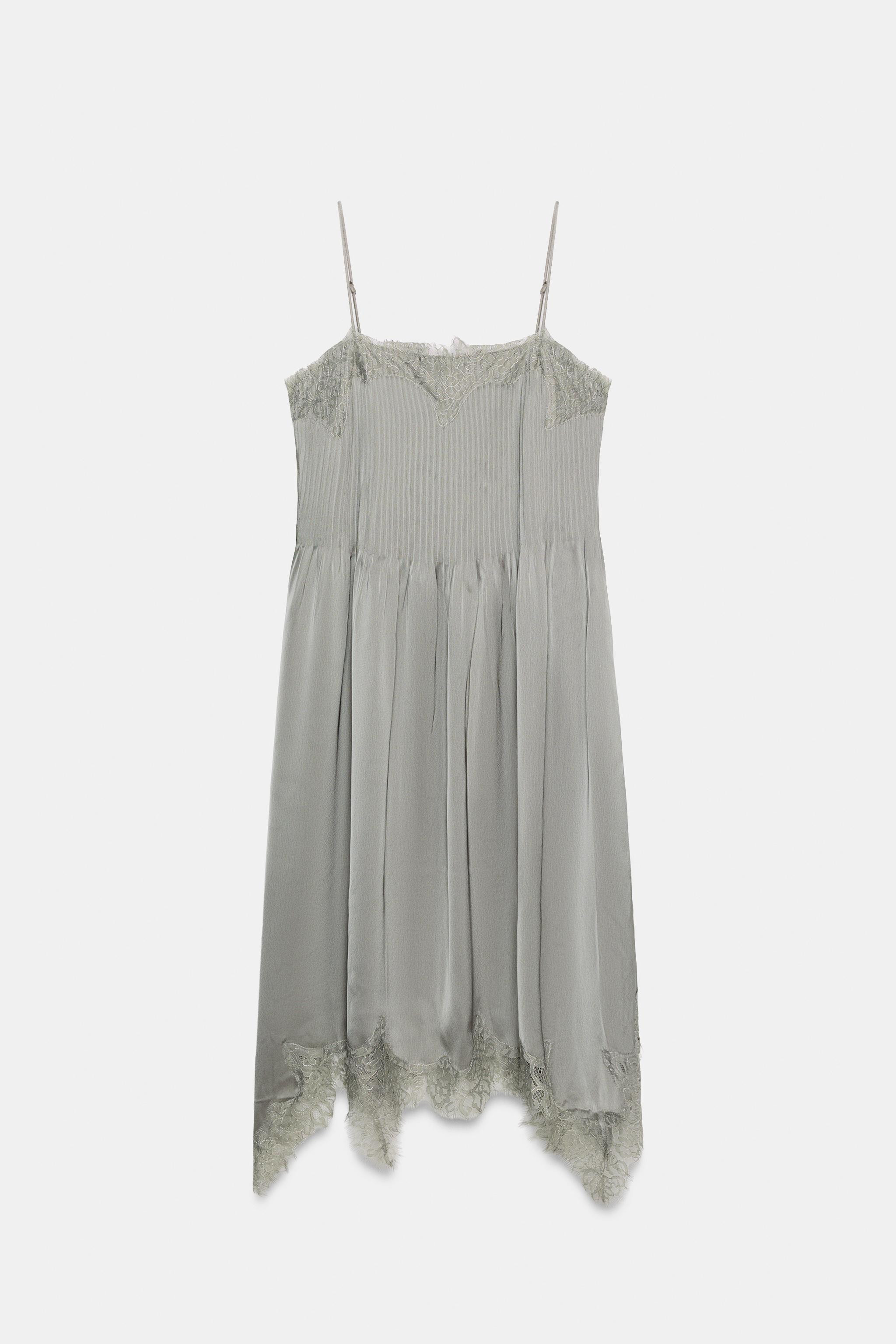 ZW COLLECTION LACE MIDI DRESS | Zara US