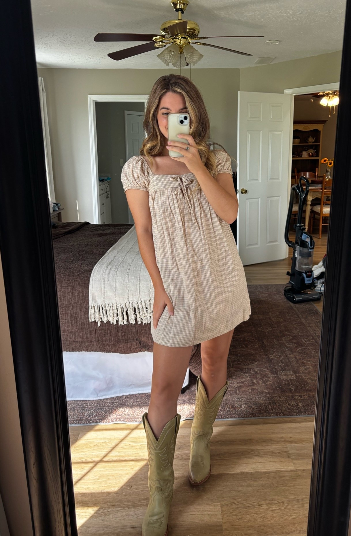 Ootd @Target @Tecovas for shooting content at the hat shop! It’s Derby all year round here! Dress is bump friendly and has pockets!

#LTKdayinmylife #LTKootd #LTKstorytime