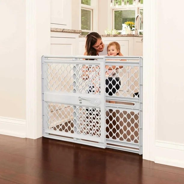 Toddleroo by North States 26"-42" Supergate Explorer Baby Safety Gate, Gray Plastic | Walmart (US)