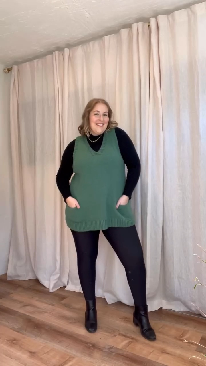 A go-to comfy and cute outfit! The top has built-in padding, so NO bra required (and it’s actually supportive!) 

#LTKPlusSize #LTKStyleTip #LTKMidsize