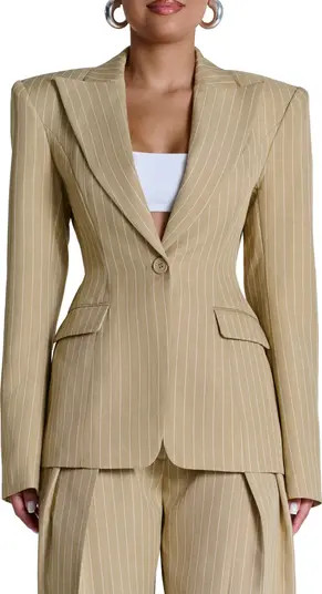 Naked Wardrobe Pinstripe Blazer | Nordstrom | Nordstrom