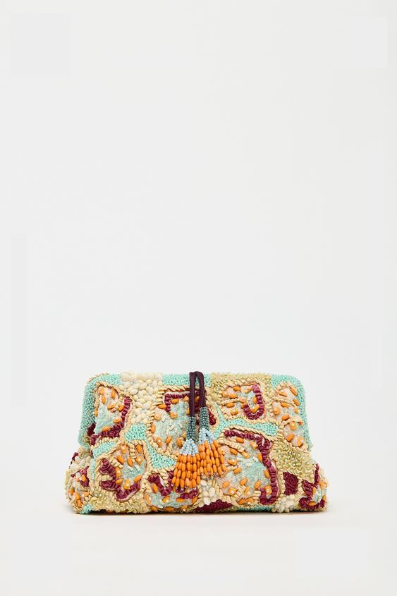 BEADED CLUTCH | Zara US