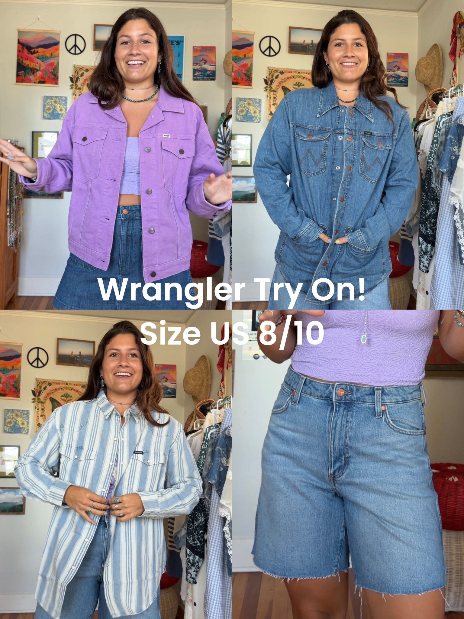 @Wrangler spring collection try on haul! 

Watch it here: https://www.tiktok.com/t/ZP8gbP3DH/ 🤠

#LTKdayinmylife #LTKMidsize #LTKootd