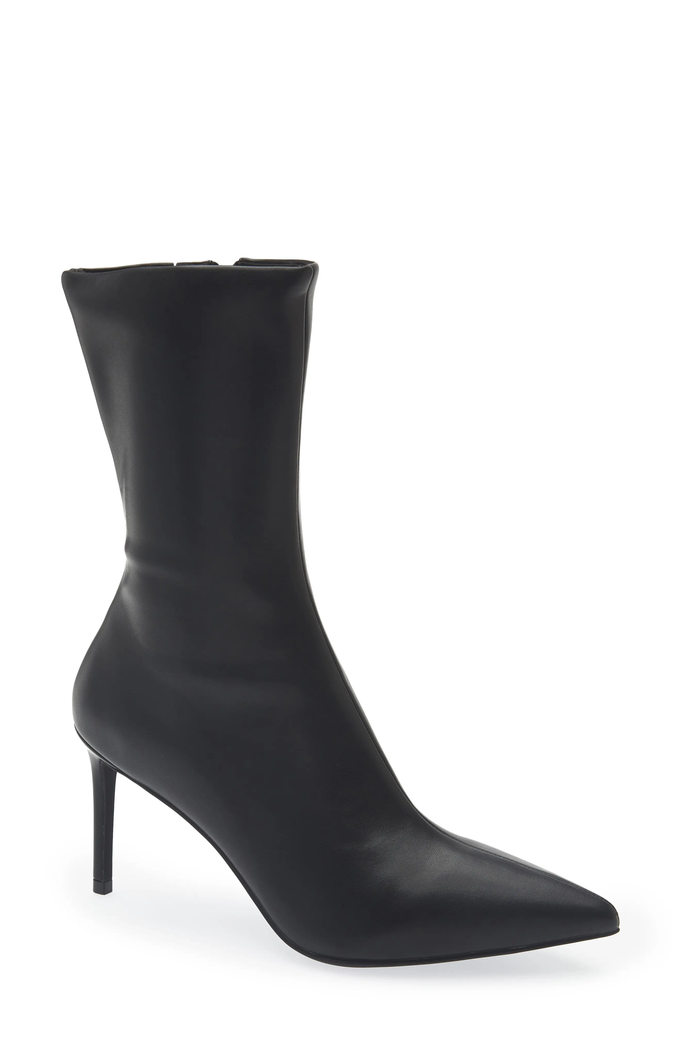 Jeffrey Campbell Everynite Pointed Toe Faux Leather Bootie (Women) | Nordstrom | Nordstrom