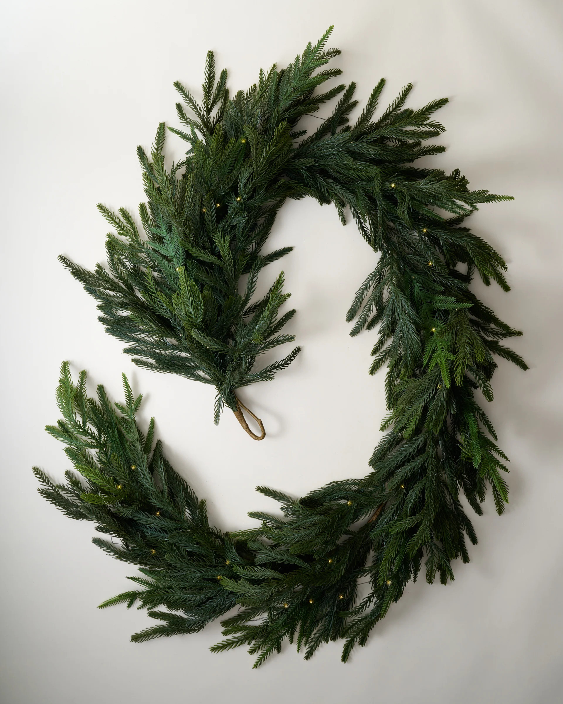 Real Touch Norfolk Pine Pre-Lit Garland - 72 | Magnolia