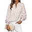 MASCOMODA Womens Boho Floral Long Sleeve Tops Fall Fashion 2025 V Neck Loose Chiffon Work Blouses... | Amazon (US)