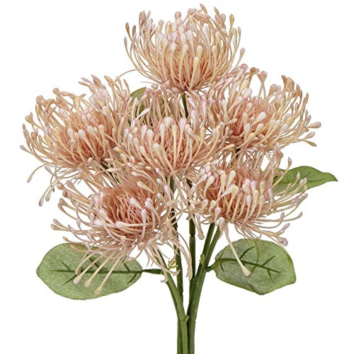 Arborus 6PCS Chrysanthemum Artificial Flowers 4'' Fake Spider Mums Spring Flowers Large Faux Pincushion Flowers for Home Vase Table Centerpiece Wedding Bouquet (Pink) | Amazon (CA)