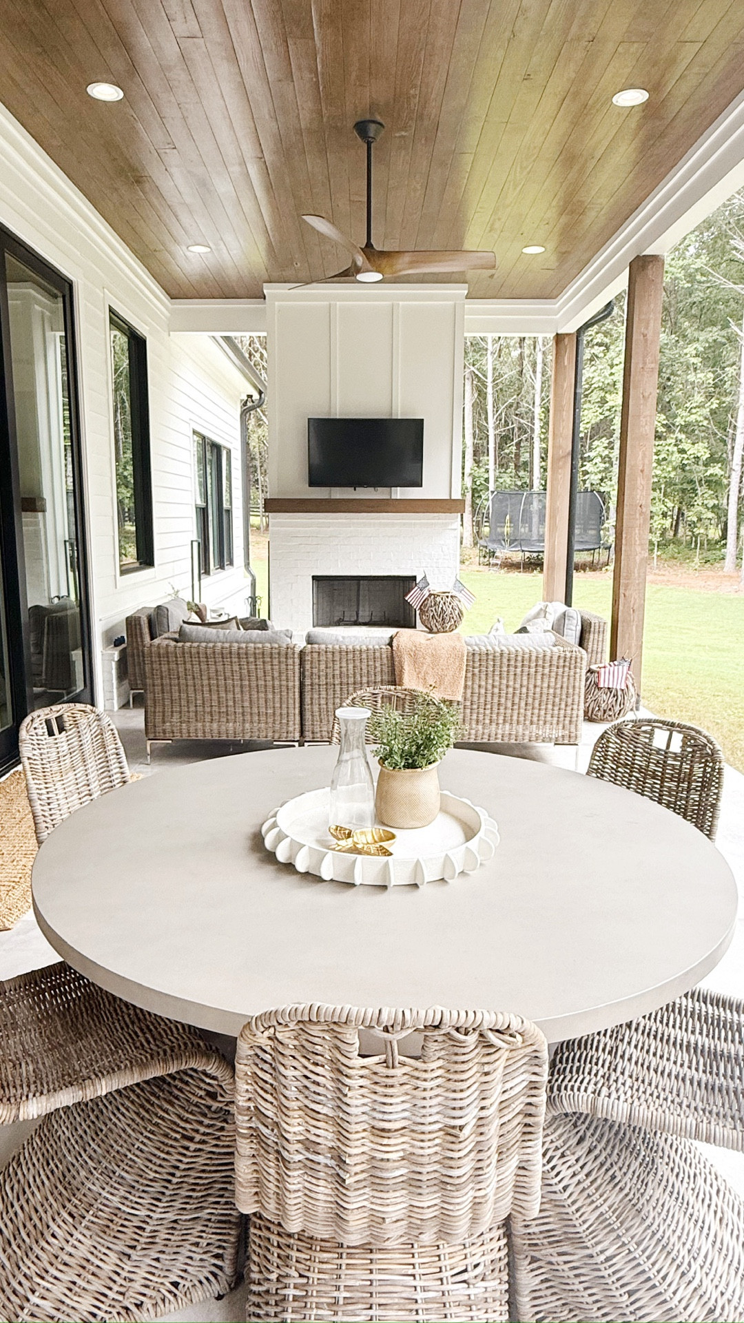 Refreshing my outdoor space for spring with some of my favorite finds from @Wayfair  🤍 My outdoor dining table, patio chairs, scalloped ceramic tray, and firepit are all from Wayfair and create the perfect setup for everyday living and entertaining.

Wayfair is always my go-to for outdoor furniture, patio decor, and timeless pieces that feel both elevated and livable.

Now is the best time to shop—Spring Cyber Week is here with up to 80% off and free shipping sitewide!

Outdoor furniture, patio dining set, outdoor table and chairs, backyard entertaining, outdoor styling, firepit seating area, spring outdoor decor, patio refresh ideas

#ad #WayfairPartner #Wayfair @Wayfair 