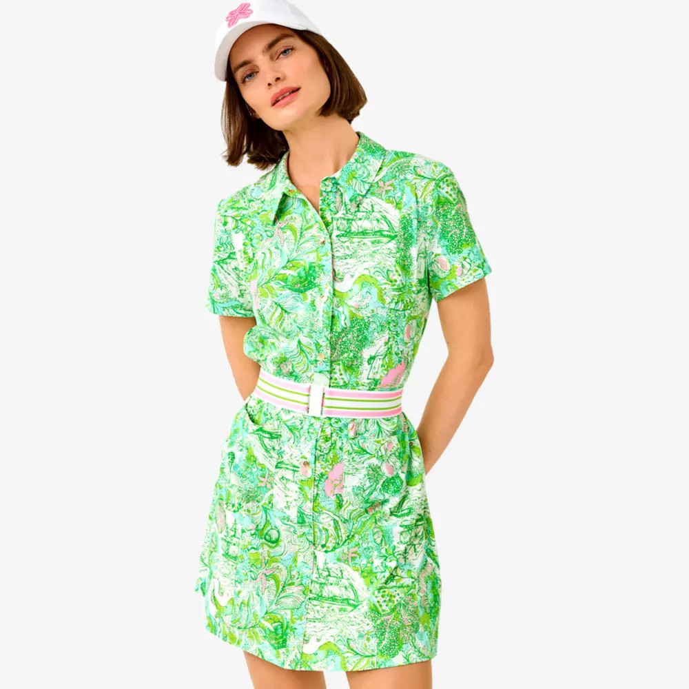 Lilly Pulitzer Dominica Women's Short Sleeve Golf Dress | PGA TOUR Superstore