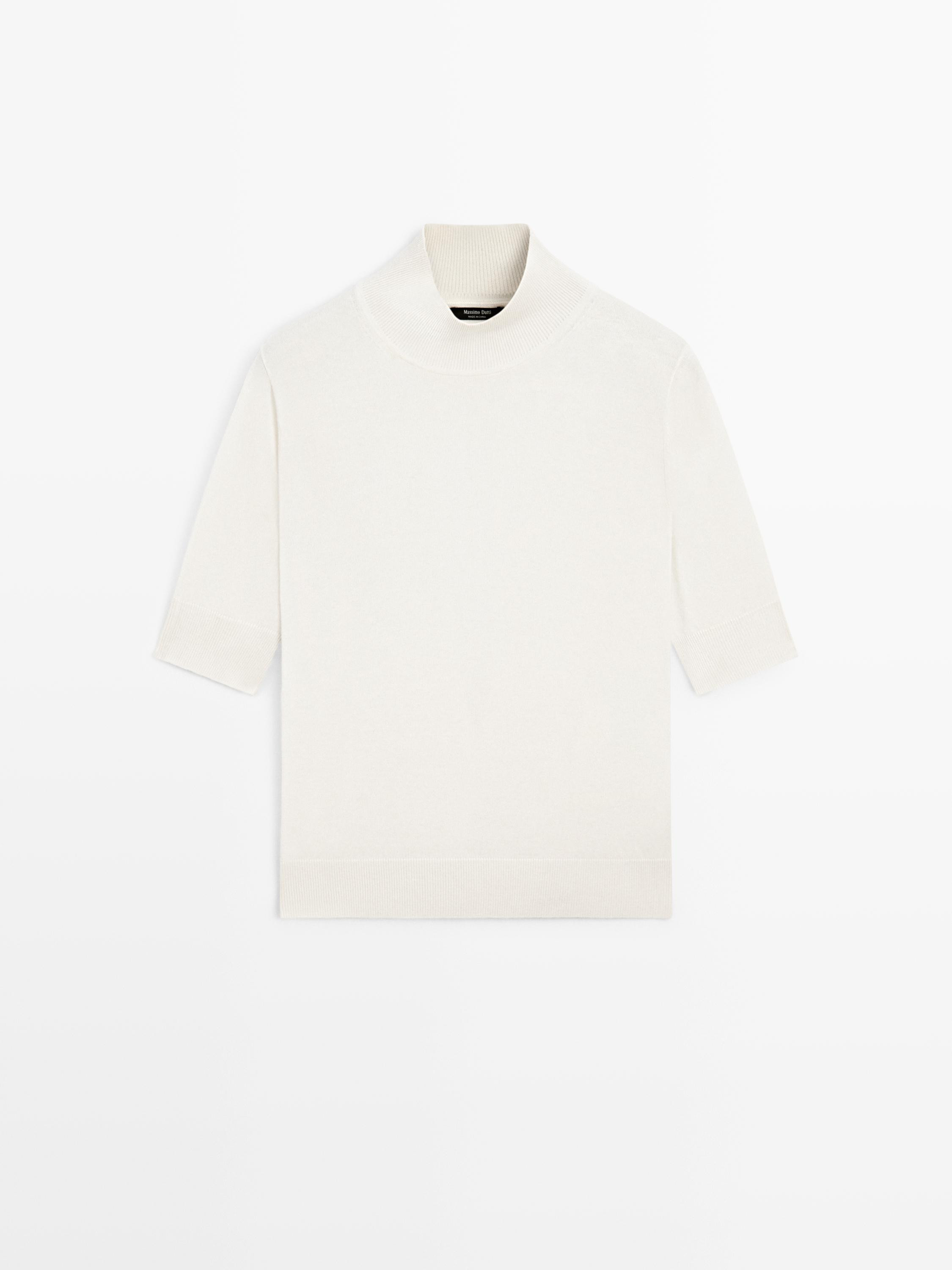 Camisola de malha com detalhe nas costas em mistura de seda - COLEÇÃO STUDIO | Massimo Dutti PT