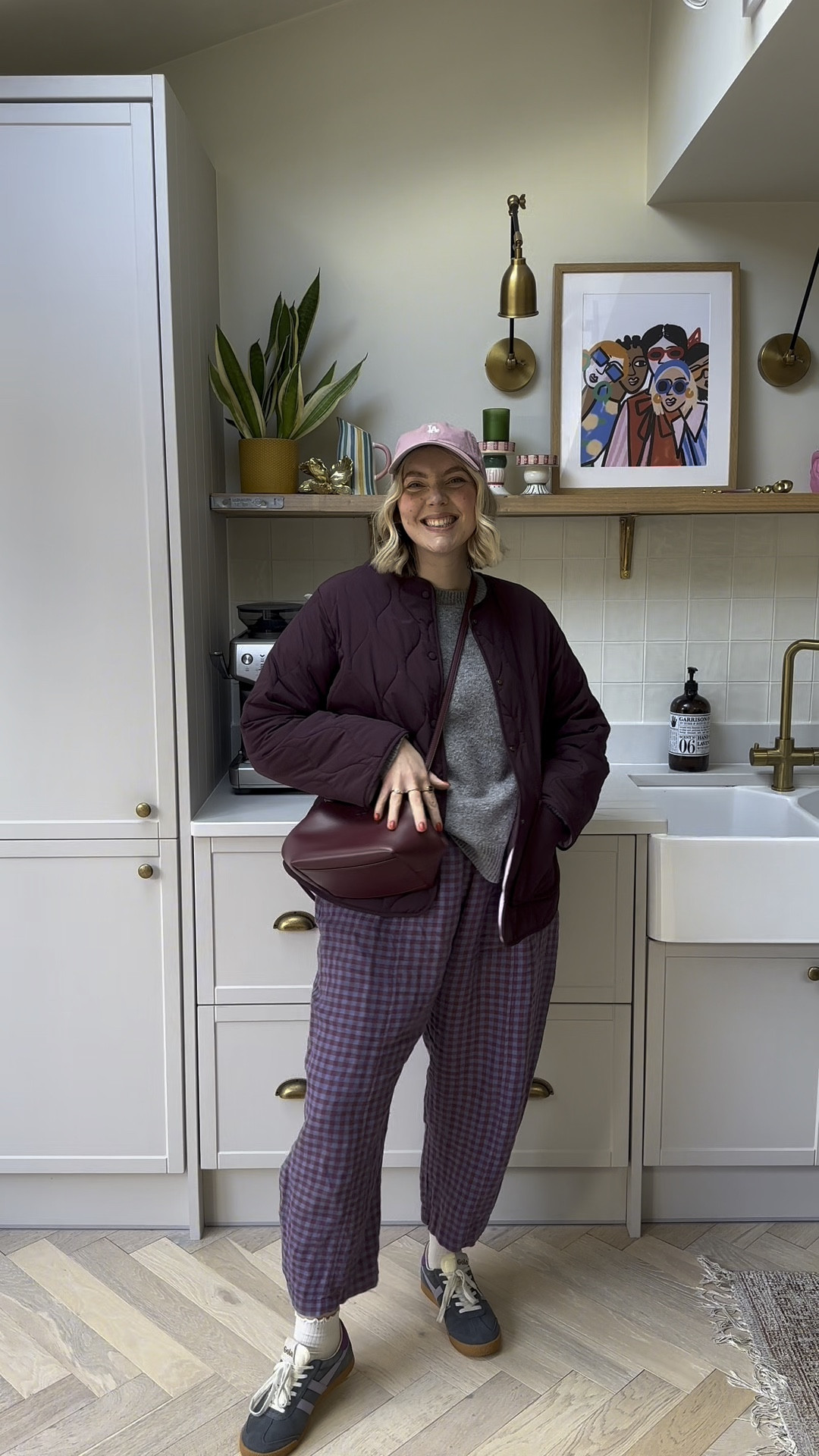 Midsize fun but comfy outfit for a weekend 
Gola Elan trainers
Beyond Nine Mabel trousers (size XS)
TikTok shop jumper (size large)
Mutha Hood reversible jacket (size small)
Ganni Bag
Anthropologie cap

#LTKmidsize #LTKwinter #LTKuk