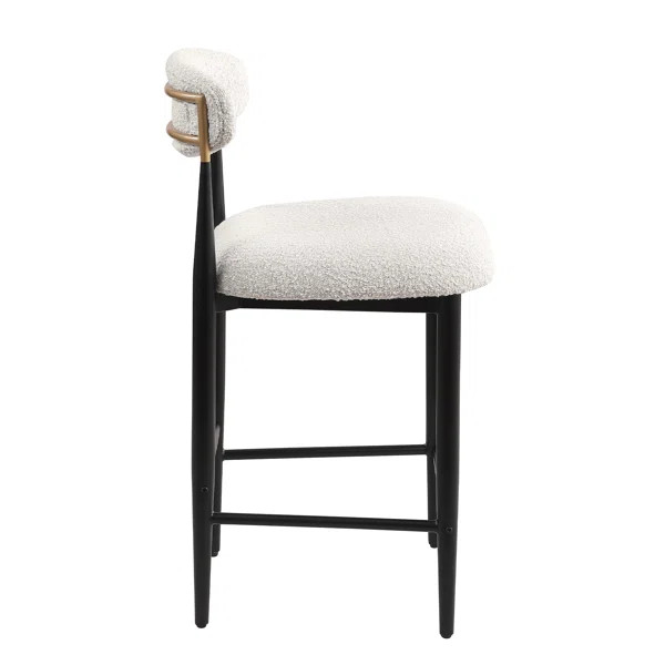 4-Piece Boucle Upholstered 25.8'' Counter Stool (Set Of 4) | Wayfair North America