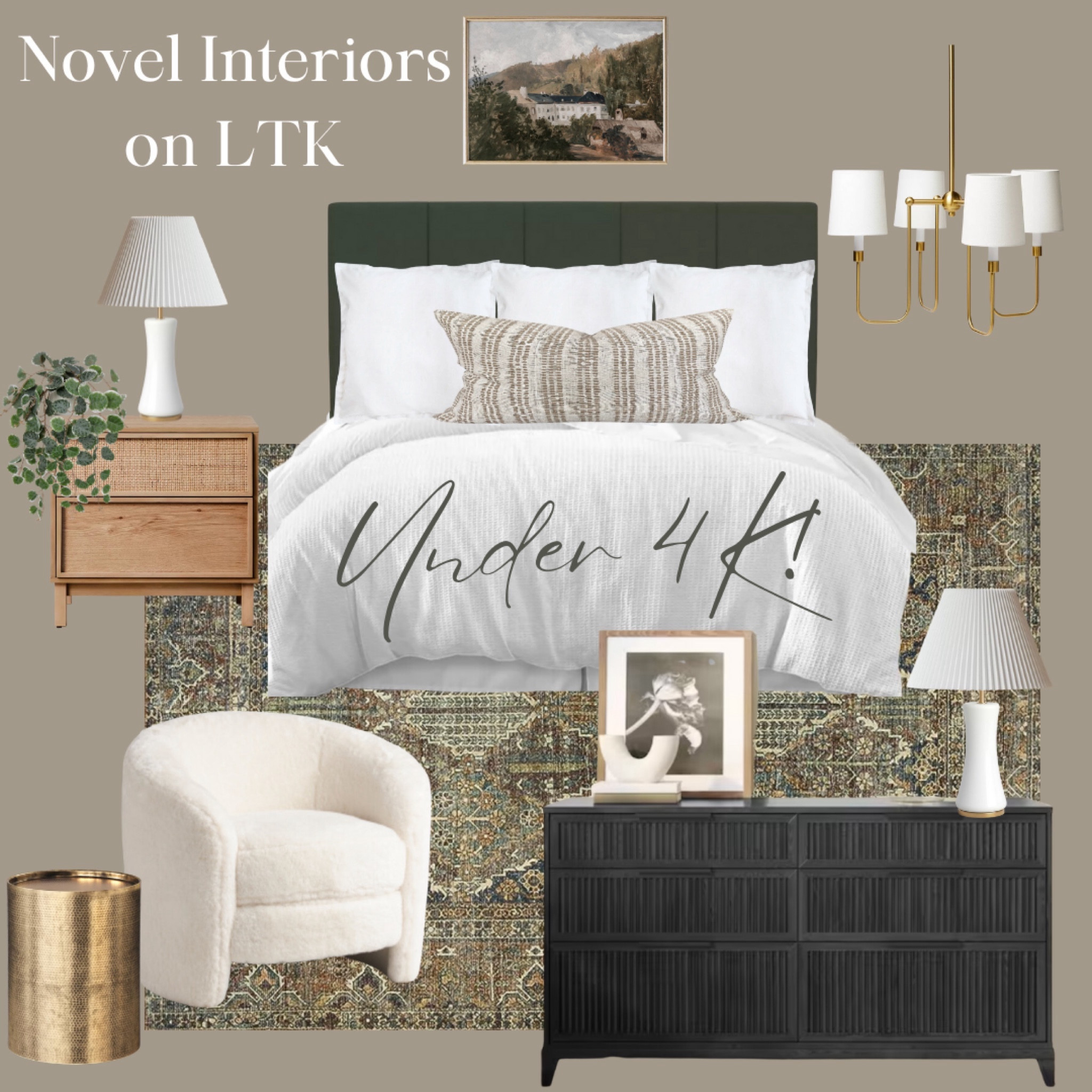 Stunning modern organic bedroom - SUPER affordable !

#LTKhome #LTKsalealert