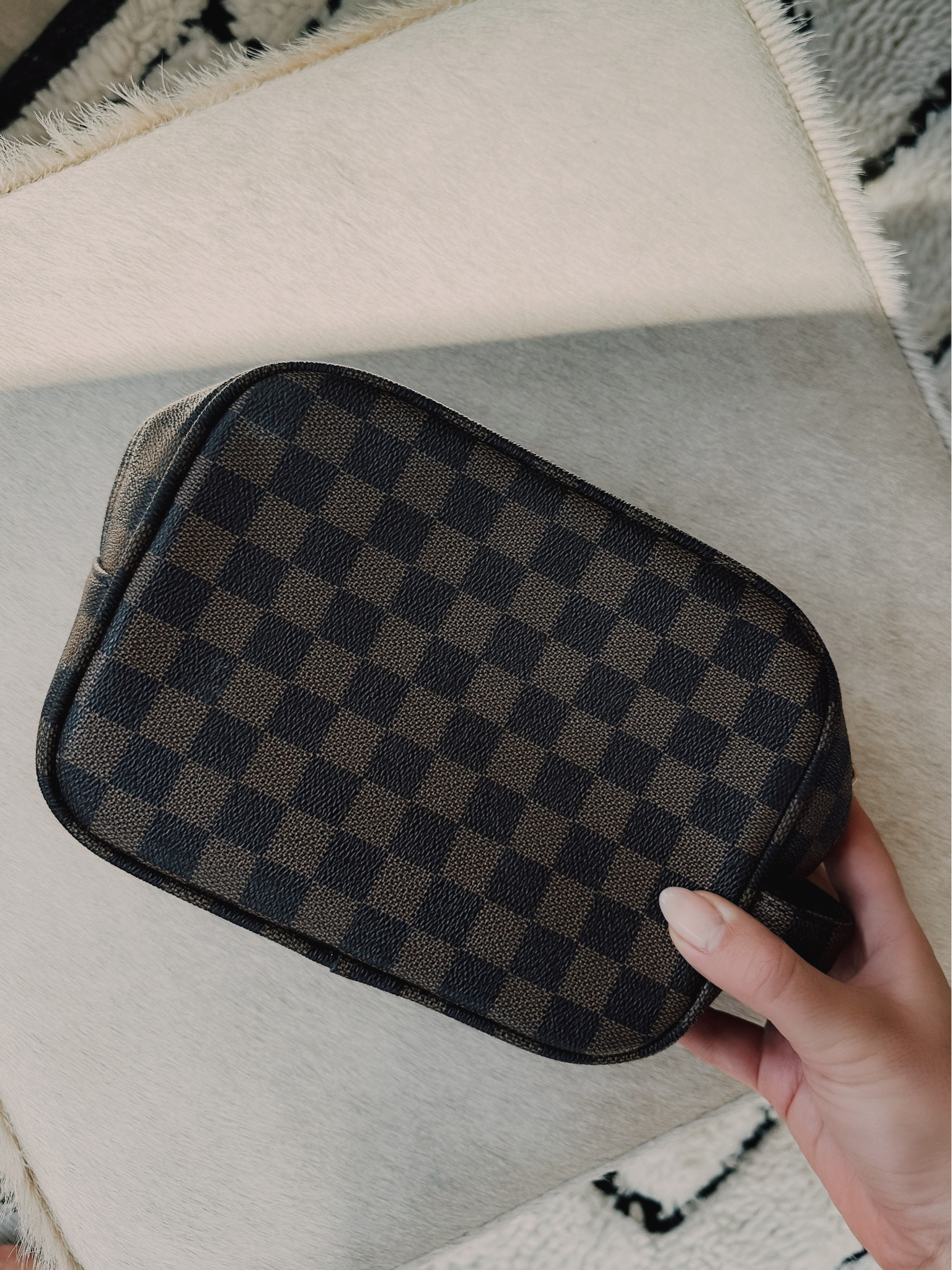 My favorite luxury look alike cosmetic bag. 

#LTKitbag #LTKbeauty #LTKstyletip