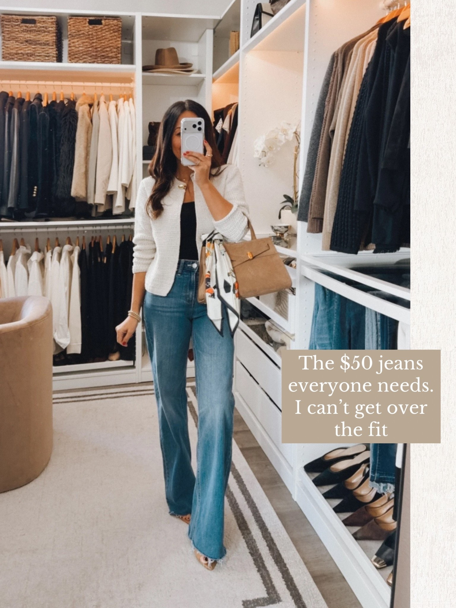 Love these jeans! Wearing the 32-inch inseam

#LTKootd #LTKOver40