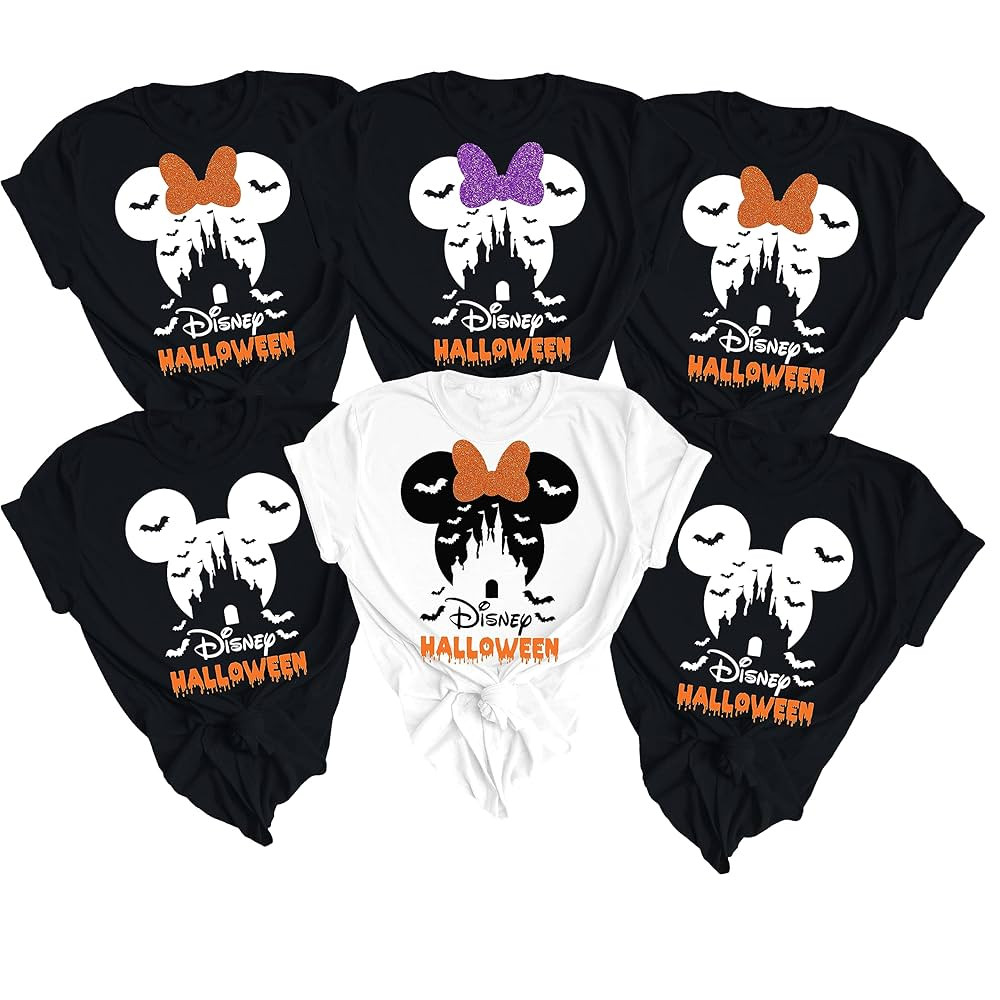 WhiteLabelCreations Halloween Family Vacation Trip Shirts, Custom Name Castle Halloween Shirts | Amazon (US)