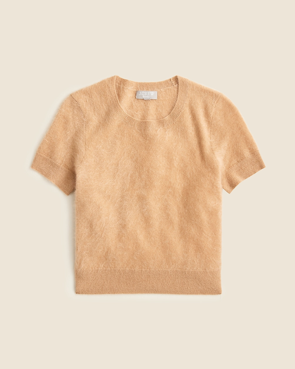 Brushed cashmere relaxed T-shirt | J. Crew US