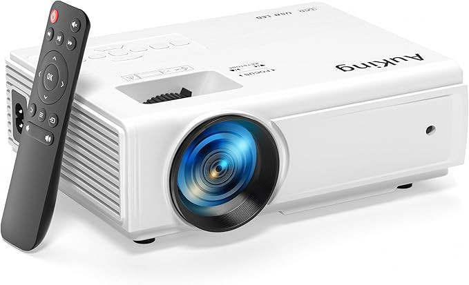 AuKing Projector, 2026 Upgraded Mini Projector, Full HD 1080P Home Theater Video Projector, Compa... | Amazon (US)