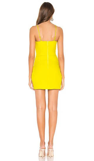 superdown Anahi Cut Out Dress in Neon Yellow from Revolve.com | Revolve Clothing (Global)