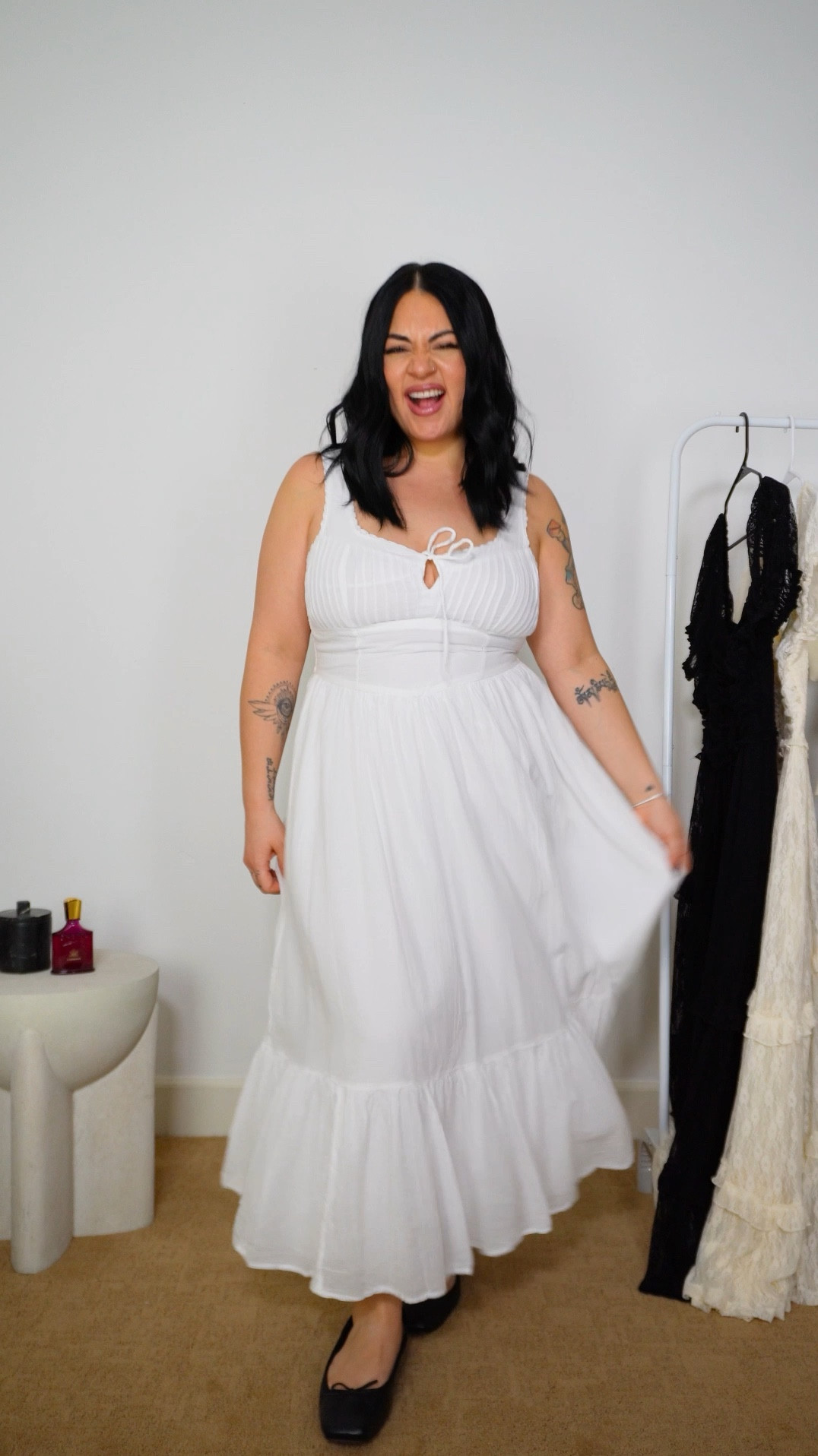 Wearing a size large in these aerie dresses! They’re so comfortable in the belly area yet snatch your waist to perfection. The perfect throw on and go dresses for spring. Fits true to size!  

#LTKTravel #LTKWedding #LTKStyleTip