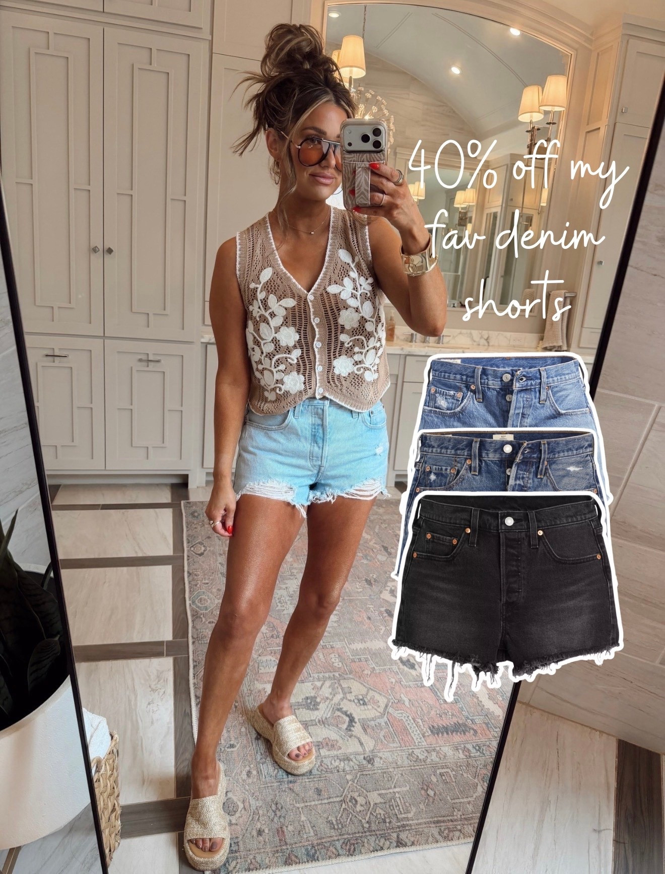 My favorite denim shorts are on sale!!

#LTKootd #LTKSaleAlert #LTKSeasonal