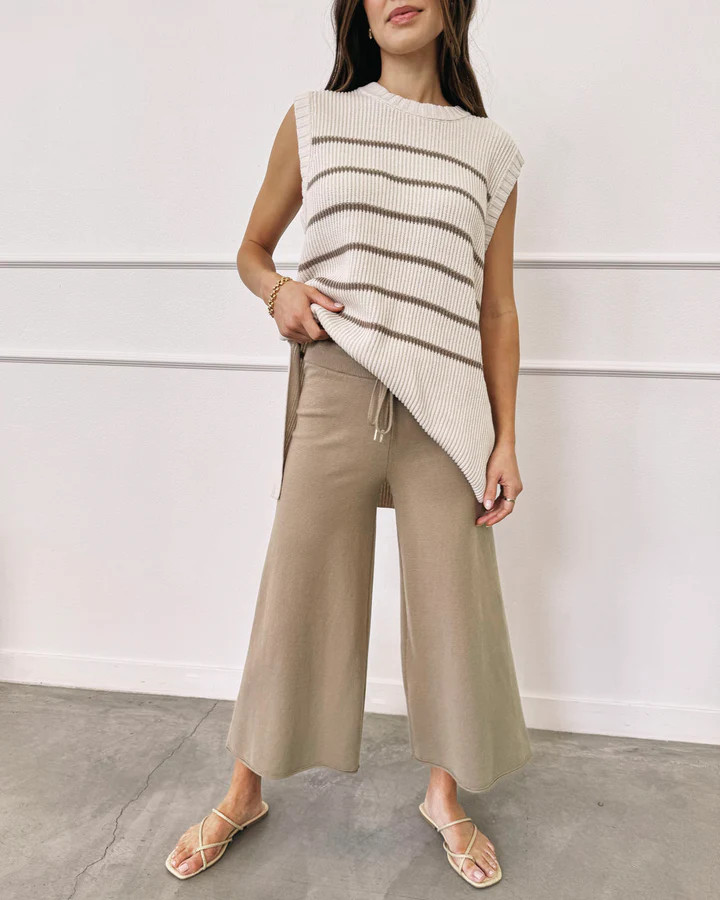 Splendid x @Cellajaneblog Crop Sweater Pant | Splendid