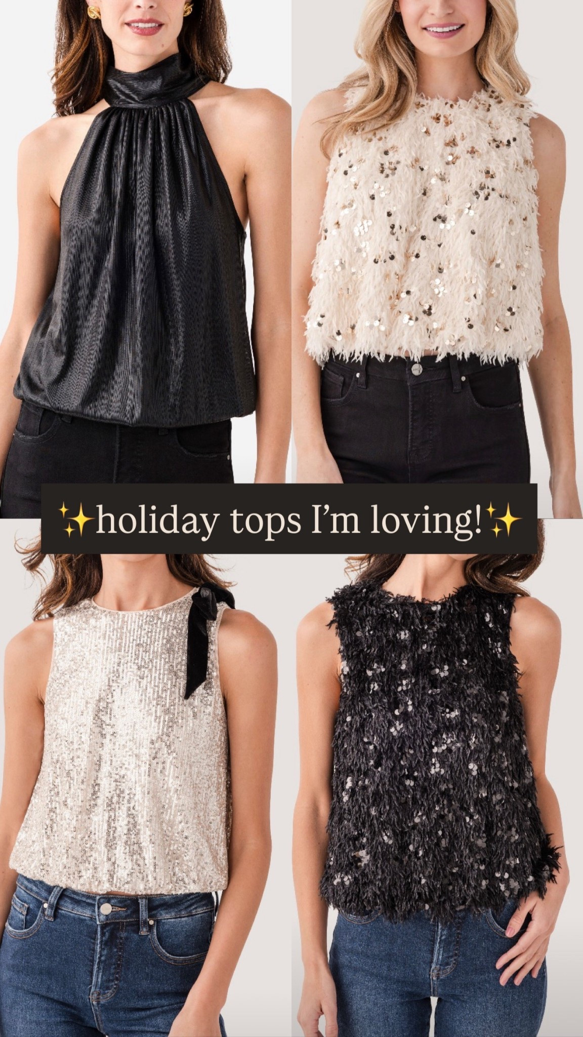 Adore these fun & festive holiday tops! Pair with a skirt, trousers or your fave denim!

#LTKHoliday #LTKOver40 #LTKFindsUnder100